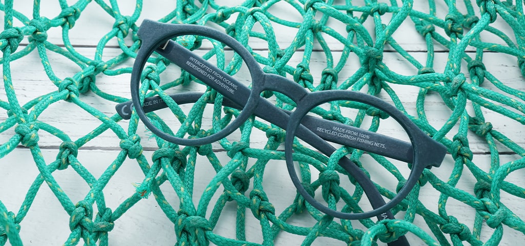 Pair of Waterhaul frames on fishing net