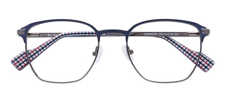 Blue metal square Ben Sherman frames