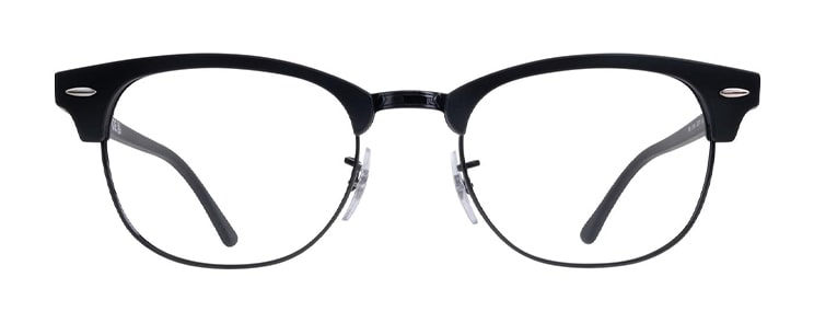 Black clubmaster round Ray-Ban frames