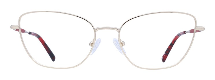 Cat-eye shaped metal Aspire frames