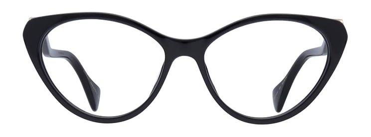 Black cat-eye Gucci frames