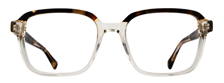 Large oversized ombre brown to clear Ted Baker frames