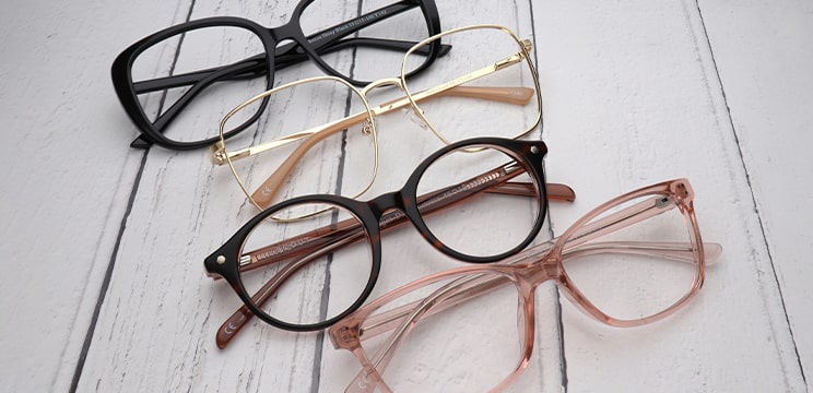 4 pairs of different shaped frames