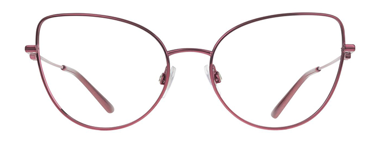 Butterfly shaped pink metal Dolce and Gabbana frames