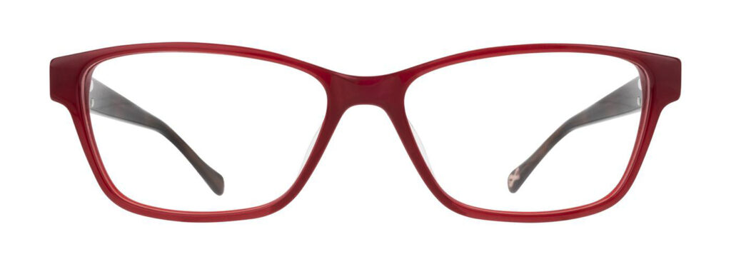 Rectangular red Ted Baker glasses