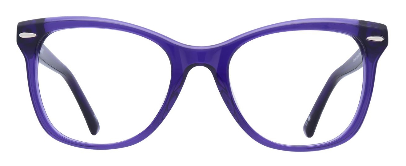 A square purple frame