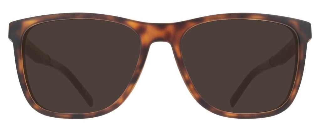 Havana sunglasses with large square lenses